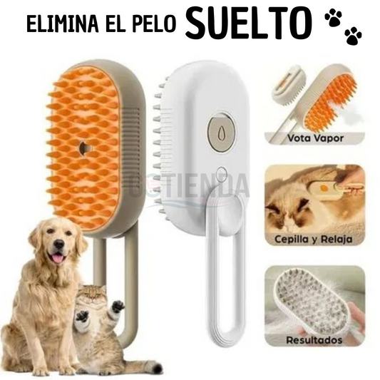 Cepillo de masaje a Vapor para mascotas
