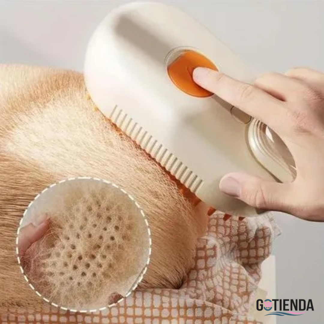 Cepillo de masaje a Vapor para mascotas