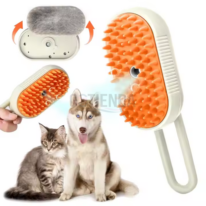 Cepillo de masaje a Vapor para mascotas