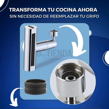 Grifo Economizador Multifuncional 4 en 1