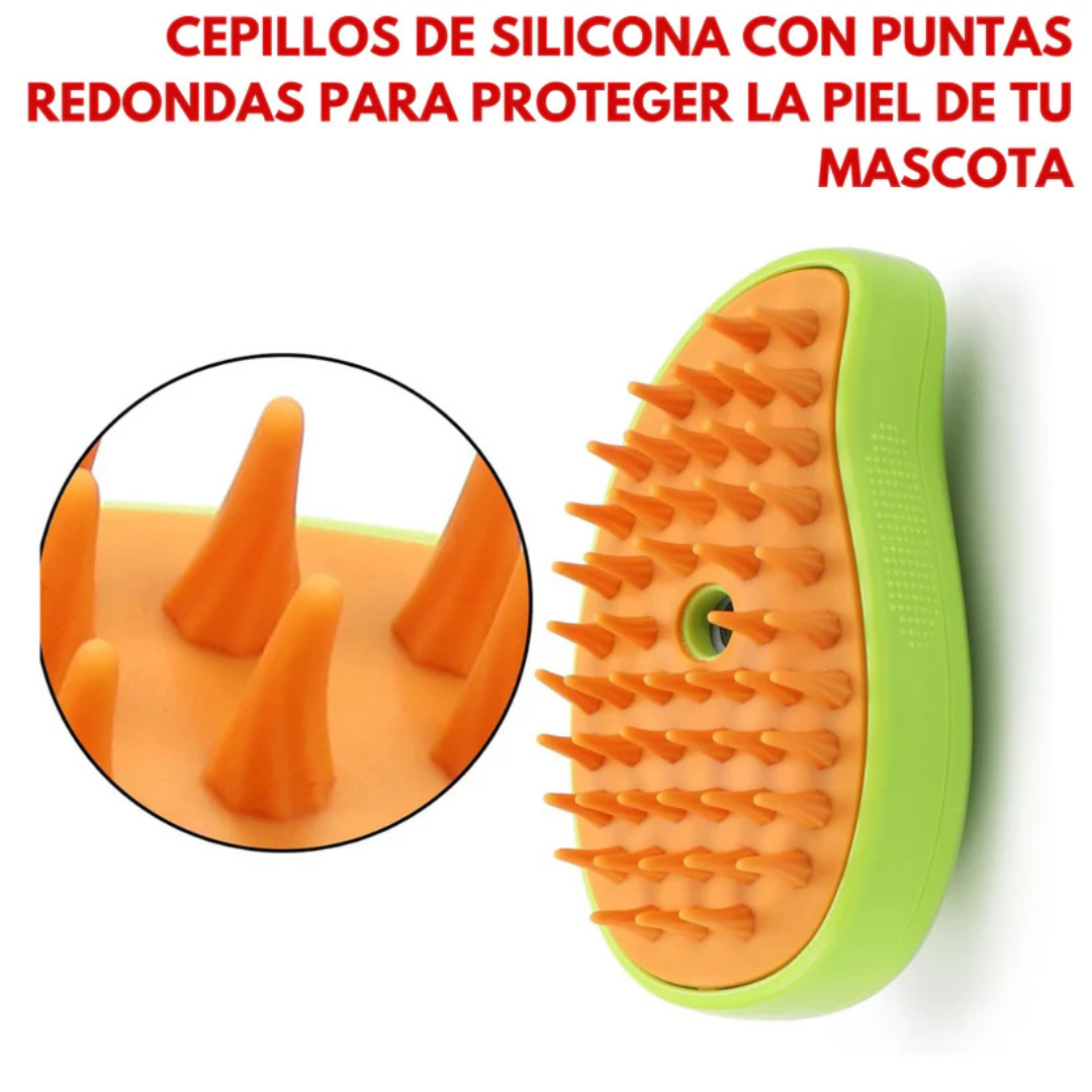 Cepillo Vaporizador 3 en 1 para mascotas