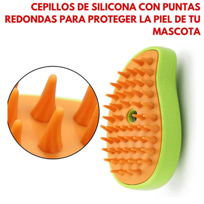 Cepillo Vaporizador 3 en 1 para mascotas