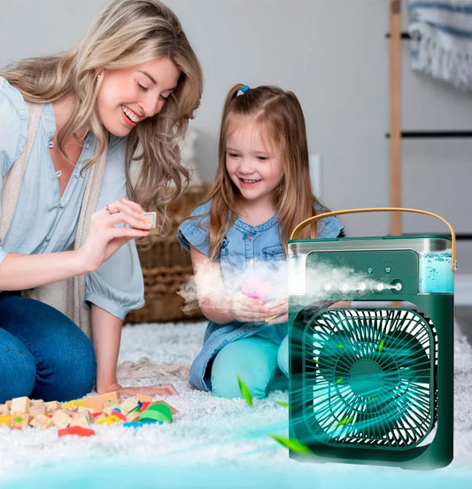 Cool Air 3 en 1 | Ventilador portátil con Humidificador
